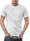 NetSetUK Men's Value Weight Short Sleeve T-Shirt Plain Crew Neck 100% Cotton Summer T Shirts for Men UK Size (S to XXL) White