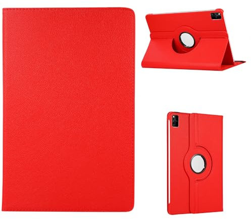 AYXYYDS Rotante Custodia per Redmi Pad SE 11 pollici Tablet 2023, Custodia protettiva Rotante 360 Gradi per Xiaomi Redmi Pad SE Tablet (Rosso)