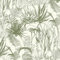 CiCiwind Self Adhesive Wallpaper - White & Green Floral Peel & Stick Wallpaper, 41x300cm, Thicken, Botanical, Waterproof Vinyl for Wall, Cabinets & Furniture Decor
