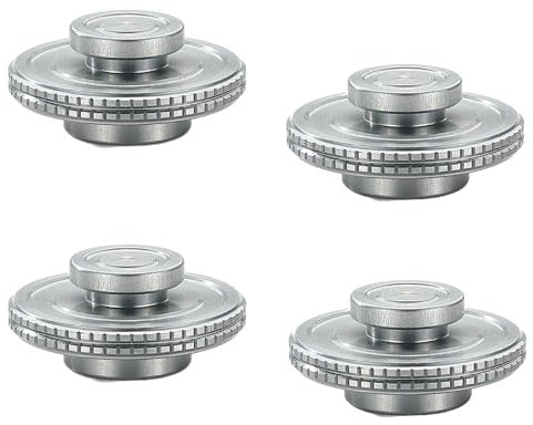 CAMPINGMOON 4pcs Cap for Camping Gas Fuel Canister with EN417 Lindal Valve M-108-4P