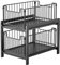 bacs de rangement salle de bain boîte de rangement pour sous évier étagères de rangement cuisine bac à oeufs pour le réfrigérateur transparent lot de pour placard de cuisine comptoirs garde（Noir）