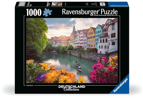 Ravensburger Puzzle 12001425 - Ausflug nach Tübingen - 1000 Teile Puzzle für Erwachsene ab 14 Jahren