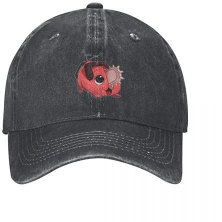 OOAXBEED Basecap Pochita Chainsaw Man Baseball Cap Sonnenschutz Sonnenhut für Mädchen Herren