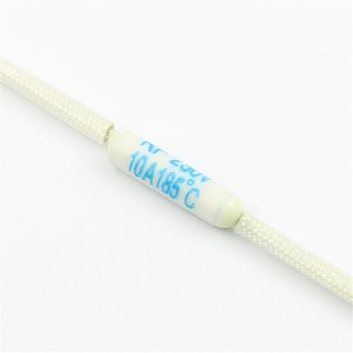 Fusibles térmicos for olla arrocera electrónica, corte RF TF, 250 V, 10 A, 15 A, 20 A, cable axial, 5 unidades(185C 10A)