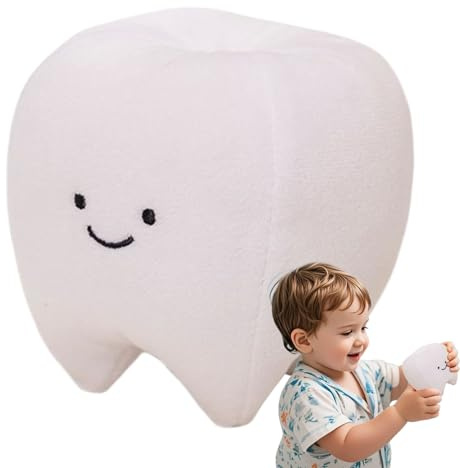 Lainiaoly Zahn- /Zahnbürsten-Plüschtiere, Lustige Hygiene-Kuscheltiere, Ermutigen Kinder Zum Zähneputzen, Niedlicher Weicher Zahnplüsch, Cartoon-Puppen Für Babys, Mädchen, Freunde