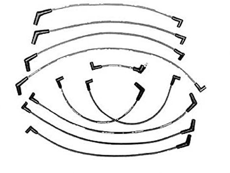 Ford Racing M12259M301 Spk Plug Wire 45D Black