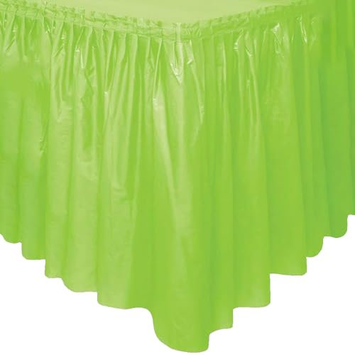 Kunststoff-Tischröck - 4,2 m x 74 cm - Lindgrün