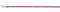 Trixie 14343 Cavo Leine, S-XL: 1,00 m/ø 12 mm, rot / silber