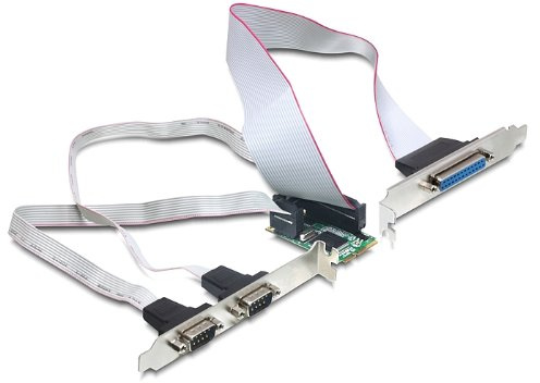 Delock MiniPCIe I/O PCIe Full Size (2X Seriell RS-232, 1x Parallel)