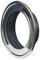 Rosetón de pared de 200 mm de diámetro, 20 cm, RMN, cromado, tubo flexible de aluminio Thermoflex, brida de metal de acero inoxidable, resistente al calor