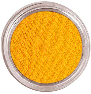 FIESTAS GUIRCA | Maquillaje al Agua Amarillo (15 gr) - Pintura Facial para Halloween, Carnaval y Fiestas Temáticas - Ideal para Maquillaje de Fantasía para Niños y Adultos - Amarillo