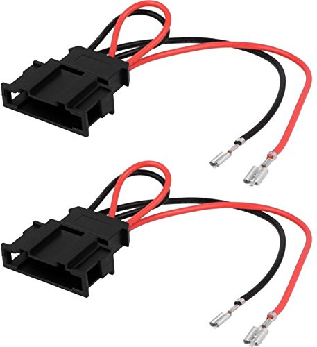 Sound-way Cables Adaptadores Conectores ISO Altavoces Compatible Con Seat, Volkswagen