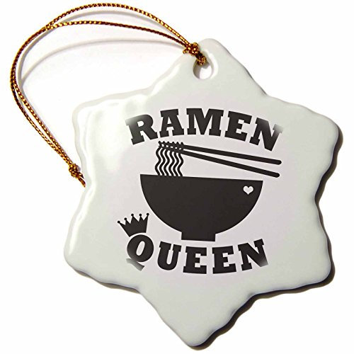 3dRose Ramen Queen Schneeflocke, 7,6 cm