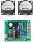 2 Stücke VU Meter Warme Rücklichtaufnahme + Audio Level Amp mit Treiberplatine