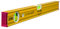 STABILA Wasserwaage Type 80 AS, 50 cm, verstärktes Alu-Profil, 1 Horizontal-Libelle, 1 Vertikal-Libelle, integrierte Rutsch-Stopper, Made in Germany