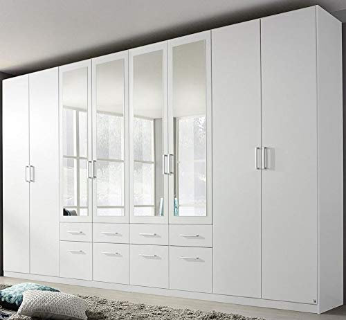 Rauch A9R33.1507 Drehtürenschrank Bingen / 8-türig/B 360 H 229 T 54 cm/Korpus/Front: alpinweiß