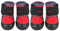 Hundeschuhe Pfotenschutz Hundestiefel Anti-Rutsch Hundeschuhe wasserdichte Hund Schuhe Outdoor Sportschuhe für mittlere und große Hunde Zum Jagen Gehen(#70-Rot)