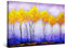 Startonight Impression sur Toile Arbres Jaunes - Tableau Abstrait - Decoration Murale Salon Moderne - Image sur Toile - Grande 80 x 120 cm Idée Cadeau Élégante et Originale Effet Lumineux Nocturne