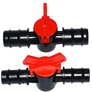 Z-LIANG Wasserhahn für Gartenschlauch, Wasserhahn, 3/4 Zoll, Bewässerungsventil 20 mm, 25 mm, Gartenwasserhahn, doppelte Bewässerung, Anschluss 10 Stück (Durchmesser: 3/4 Zoll, Größe: 25 mm)