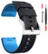 hemsut h 20mm Silikon Uhrenarmbänder, Silicone Watch Band Schnellverschluss Kautschuk Uhrenarmband für Männer Frauen weiches Ersatz