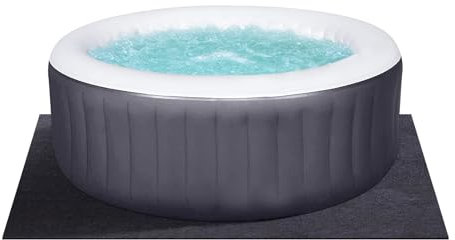 188x182.9 cm Whirlpool-Matte, wasserabsorbierender Whirlpool-Bodenschutz, Poolschutzmatte, tragbare Spa-Bodenmatte, langlebig, waschbar, für Heimausrüstung, Pool, Heimausrüstung