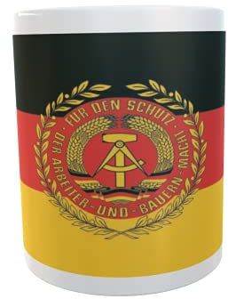 U24 Tasse Kaffeebecher Mug Cup Flagge DDR NVA Truppenfahne