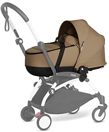 Nacelle BABYZEN YOYO, Toffee - Comprend un double matelas épais, une coque et une capote ventilées - Nécessite un cadre YOYO2 (vendu séparément)