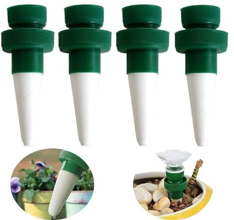 Set Irrigazione Goccia Automatica, Impianto di Irrigazione Automatica, 4 Pezzi Kit Irrigazione a Goccia Automatica, Regolabile Irrigazione Automatica Vasi Sistema, per Piante, Fiori, Bonsai