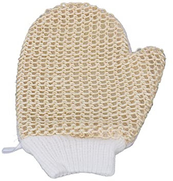 Sisal-Handschuh für das Bad, Körperpeeling-Handschuh, tragbarer weicher Peeling-Badehandschuh für den täglichen Gebrauch auf Reisen