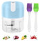 Tritatutto Elettrico Batteria Ricaricabile, Mini Robot da Cucina Senza Fili, 250ML, Pressa-aglio,Trita Schiaccia Spremi per Aglio,Verdure,Cipolla,Chili,Bianco