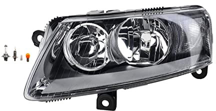 Johns, Scheinwerfer passend für Audi A6 4F 05/04-09/08 links + Leuchtmittel