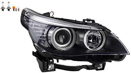 Johns, Scheinwerfer passend für BMW 5er E60/E61 04/07-03/10 rechts + Leuchtmittel