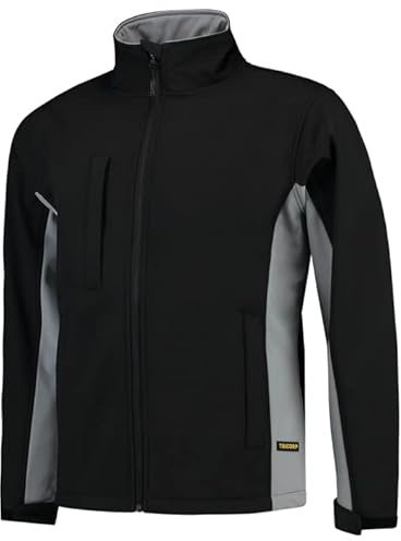 Tricorp 402002 Workwear Bicolor Softshelljacke, 100% Polyester + PU Membran, 340g/m², Navy-Königsblau, Größe XXS