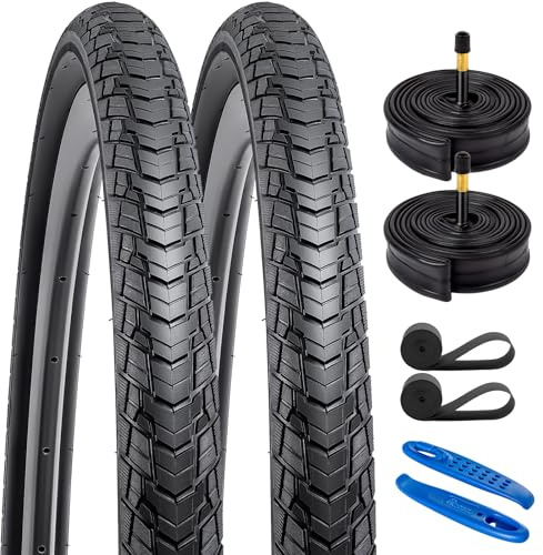 YunSCM 2Pcs Faltbare 28/700C Fahrradreifen 700x40C Mantel 42-622 Kompatibel Stadt/Straße/Rennrad 28 Zoll Reifen 28x1.50 28x1.60 700x38C 700x40C 700x42C Reifen
