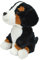 Kögler 75993 - Labertier Berner-Sennenhund Rocky, ca. 19,5 cm groß, nachsprechende Plüschfigur mit Wiedergabefunktion, plappert alles witzig nach und bewegt sich