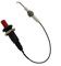 Universeller 30 cm Piezo-Funkenzünder, Piezo Zünder, Druckknopf, Kamin, Gasgrill, Herd