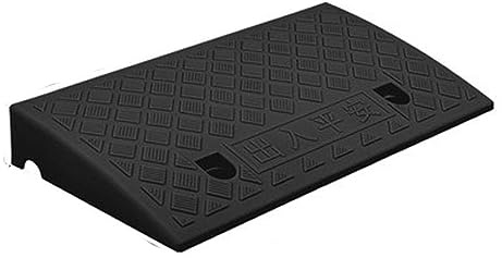 Hoopever Rampe de Trottoir 500x270x70mm - Portable - en Plastique Léger - Rampe de Seuil de 7cm Trottoirs pour Voiture vélo Fauteuil Roulant, Moto, Chariot à Main, Surface Antidérapante, 1 Pièce