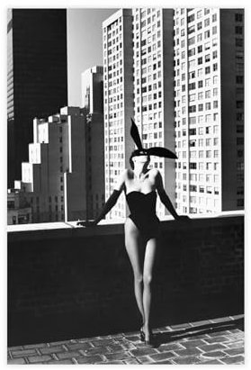 EYEZER Helmut Newton Charakter-Poster auf Leinwand, Schlafzimmer, Dekoration, Sport, Landschaft, Büro, Raumdekoration, Geschenk, ungerahmt, 30 x 45 cm