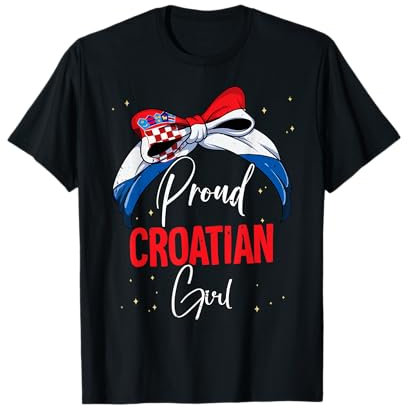 Proud Croatian Girl Kroatien T-Shirt
