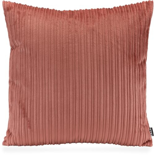 H.O.C.K. Precious Cord Kissen inkl. Füllung Hocker Größen (50x50cm, Altrosa)