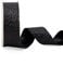 AOKSUNOVA Geschenkband Hochzeit Metallic Schleifenband Breit Glitzer Geschenkbänder Glänzend Glitzerband 2,5cm x 22,8m Schwarz