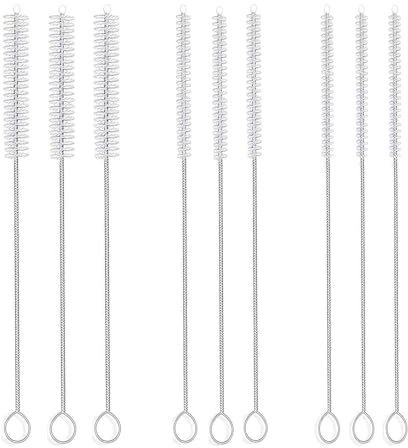 Drinking Straw Cleaner Brush Kit - (3-Size) 9-Piece Extra Long Pipe Cleaners, Straw Cleaning Brush For Tumbler, Sippy Cup, Bottle and Tube
