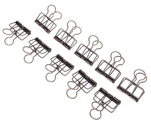 DIKACA 10 Stück Metall-binderclips Große Büro-binderclips Binderclips Büroklammern Metall-binderclips Für Aktenordner