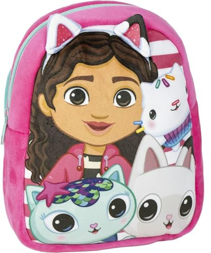 CERDÁ LIFE'S LITTLE MOMENTS Unisex Baby KINDERGARTE Figur Teddy GABBYS PUPPENHAUS Rucksack, PINK