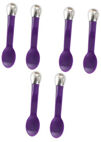 FOMIYES 3 Set Di Cucchiaio Per A Doppia Estremità Cucchiaio Per Trucco Strumento Di Bellezza Portatile E Compatto 2 Pezzi * 3