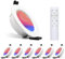 Großcat LED Einbaustrahler RGBW Smart LED Spots 230V Dimmbar APP Bluetooth Einbauspots warm und kaltweiss farbwechsel, 2700K-6000K, 6er Set 5W, Alu, LED Downlight für Gästezimmer Wohnzimmer