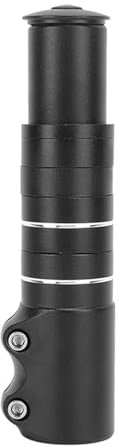 Hominas Prolunga per Attacco Manubrio Forcella per Bici, in Lega di Alluminio, Regolabile, Riser per Manubrio, per Ciclismo Ahead STEM Mountain Bike (150 mm)