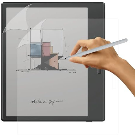 SUEEWE [2 Unités] Mat Protection Écran pour BOOX Go Color 7 (Gen 2) 2025 & Go Color 7 2024, Feel Like Effet Papier PET Film en Anti-Reflet, pour Dessiner et Écrire