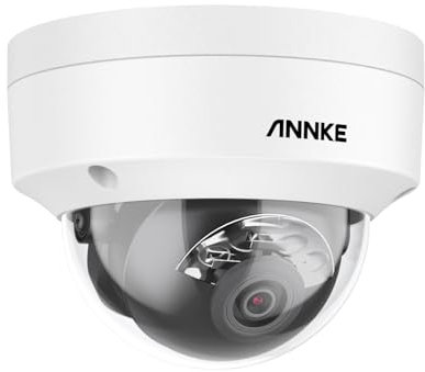 ANNKE 4K PoE Kamera Aussen mit Duales Licht, IK10 Vandalismusgeschützt Überwachungskamera, AI Personen-/Fahrzeugerkennung, microSD unterstützt für 24/7-Aufnahme, IP67, H.265+ Kompression