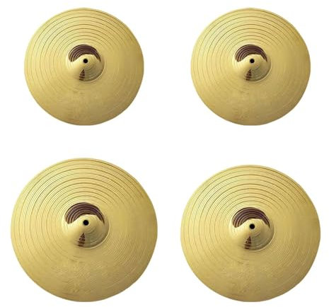 Amagogo Platillos Crash para práctica Platillos Crash tradicionales Platillos tradicionales para percusión Platillos Hi Hat para bateristas, 14.14.16.18 Inch